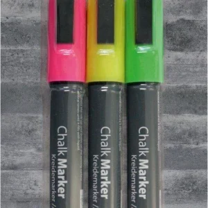 Sigel Kreidemarker Pink/grün/gelb 8