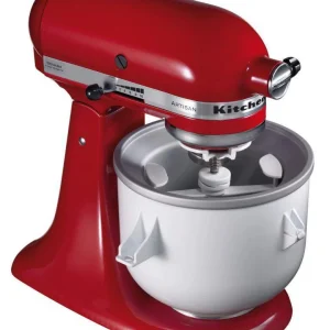 KitchenAid Küchenmaschine ARTISAN 175PS In Liebesapfelrot Mit Speiseeismaschine 17