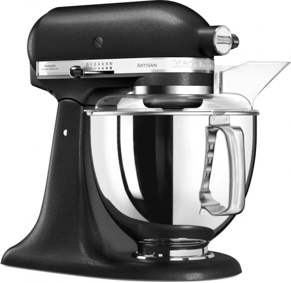 KitchenAid Küchenmaschine ARTISAN 175PS In Gusseisen Schwarz Mit Speiseeismaschine 7