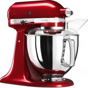 KitchenAid Küchenmaschine ARTISAN 175PS In Liebesapfelrot Mit Speiseeismaschine 15