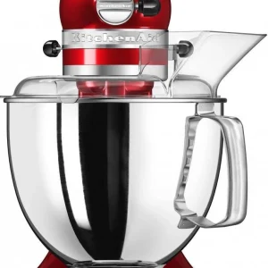 KitchenAid Küchenmaschine ARTISAN 175PS In Liebesapfelrot Mit Speiseeismaschine 13