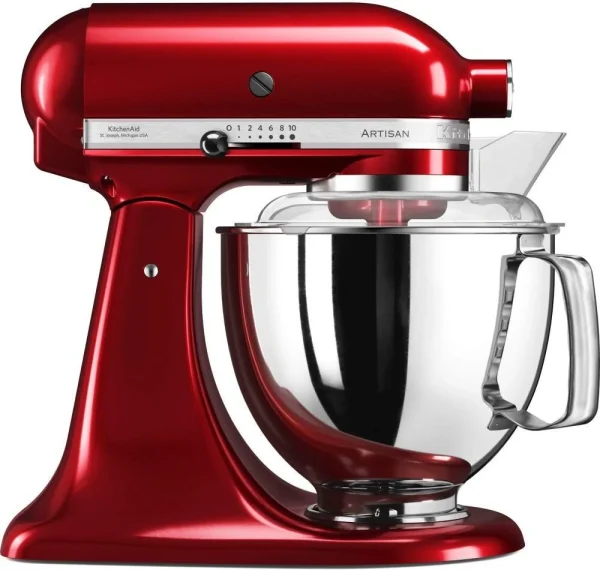 KitchenAid Küchenmaschine ARTISAN 175PS In Liebesapfelrot Mit Gemüseschneider 7