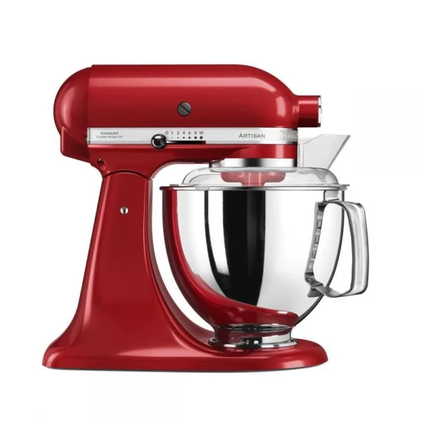 KitchenAid Küchenmaschine ARTISAN 175PS Empire Rot Backprofi-Set 10