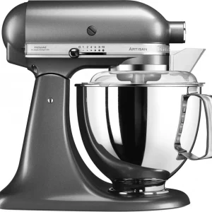 KitchenAid Küchenmaschine ARTISAN 175PS Medallion Silber Backprofi-Set 19