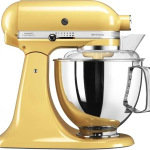 KitchenAid Küchenmaschine ARTISAN 175PS Pastellgelb Kochprofi-Set 28