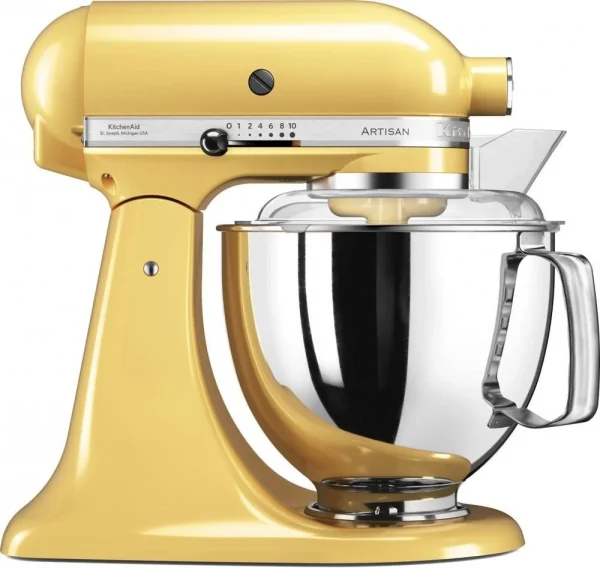 KitchenAid Küchenmaschine ARTISAN 175PS Pastellgelb Kochprofi-Set 10