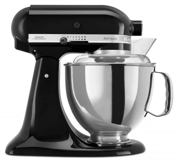 KitchenAid Küchenmaschine ARTISAN 175PS Onyx Schwarz Kochprofi-Set 4