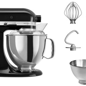 KitchenAid Küchenmaschine ARTISAN 175PS Onyx Schwarz Kochprofi-Set 13