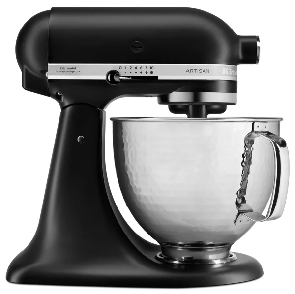 KitchenAid Küchenmaschine ARTISAN 156PS Mattschwarz Kochprofi-Set 6