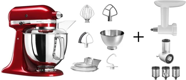 KitchenAid Küchenmaschine ARTISAN 175PS Liebesapfelrot Kochprofiset 1