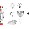 KitchenAid Küchenmaschine ARTISAN 175PS Empire Rot Backprofi-Set 29