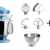 KitchenAid Küchenmaschine ARTISAN 175PS Velvet Blue Kochprofi-Set 38