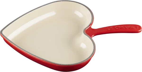 Le Creuset Herzförmige Brat- Und Servierpfanne Signature In Kirschrot 4